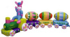 Easter Bunny on His EggSpress Train